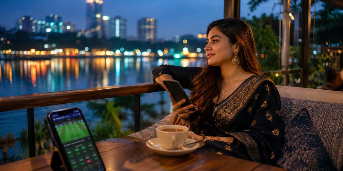 ঢাকায় বাংলাদেশি মডেলের হাতে মোবাইলে tp53 ডিপোজিট করার দৃশ্য