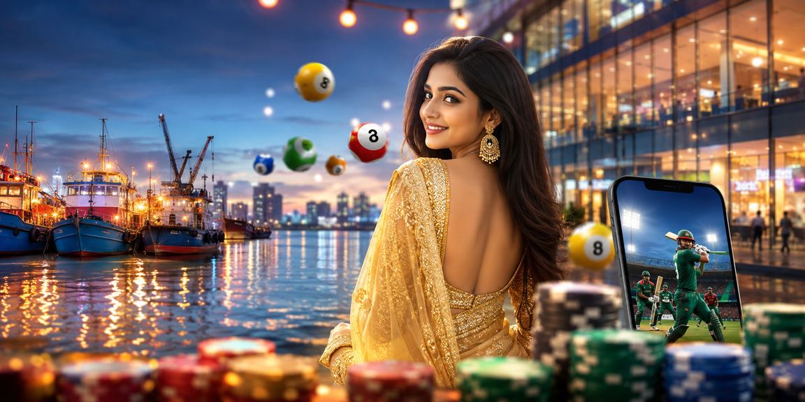 খুলনায় শাড়ি পরিহিত নারী দর্শকদের সাথে ক্রিকেট বেটিং উৎসব